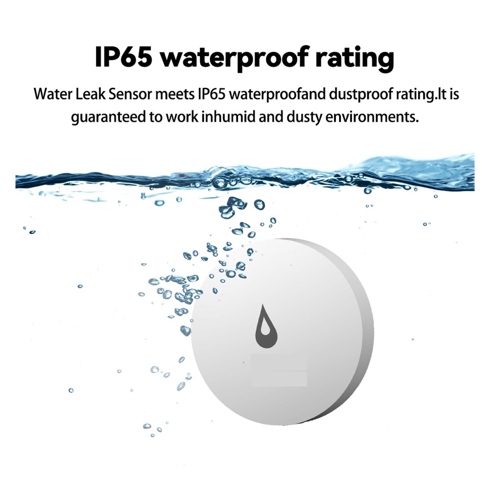 Alarme Intelligente, 4 Pièces Alarme Intelligente Capteur De Fuite D'eau Détecteur Détection Sans Fil Sécurité À Domicile