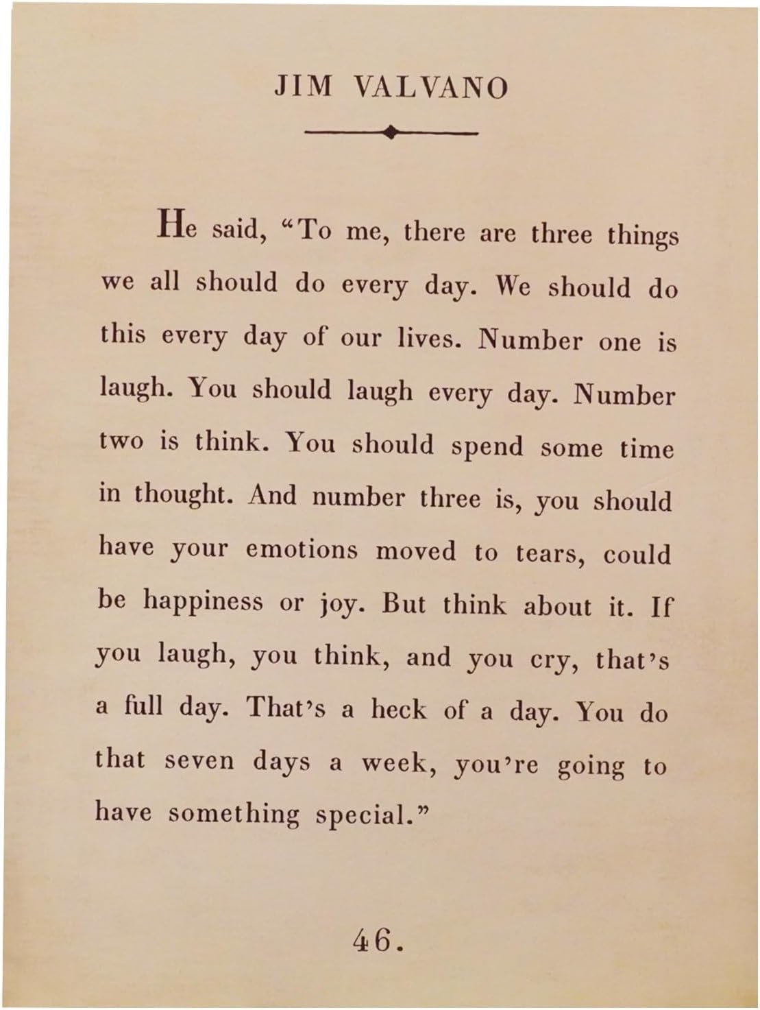 Sugarboo “Book Collection” Winnie The Pooh Art Poster - 12x16 Cream - 'If you live to be a hundred...' - Inspiring Home Decor, Bedroom, Wall Art Hanging