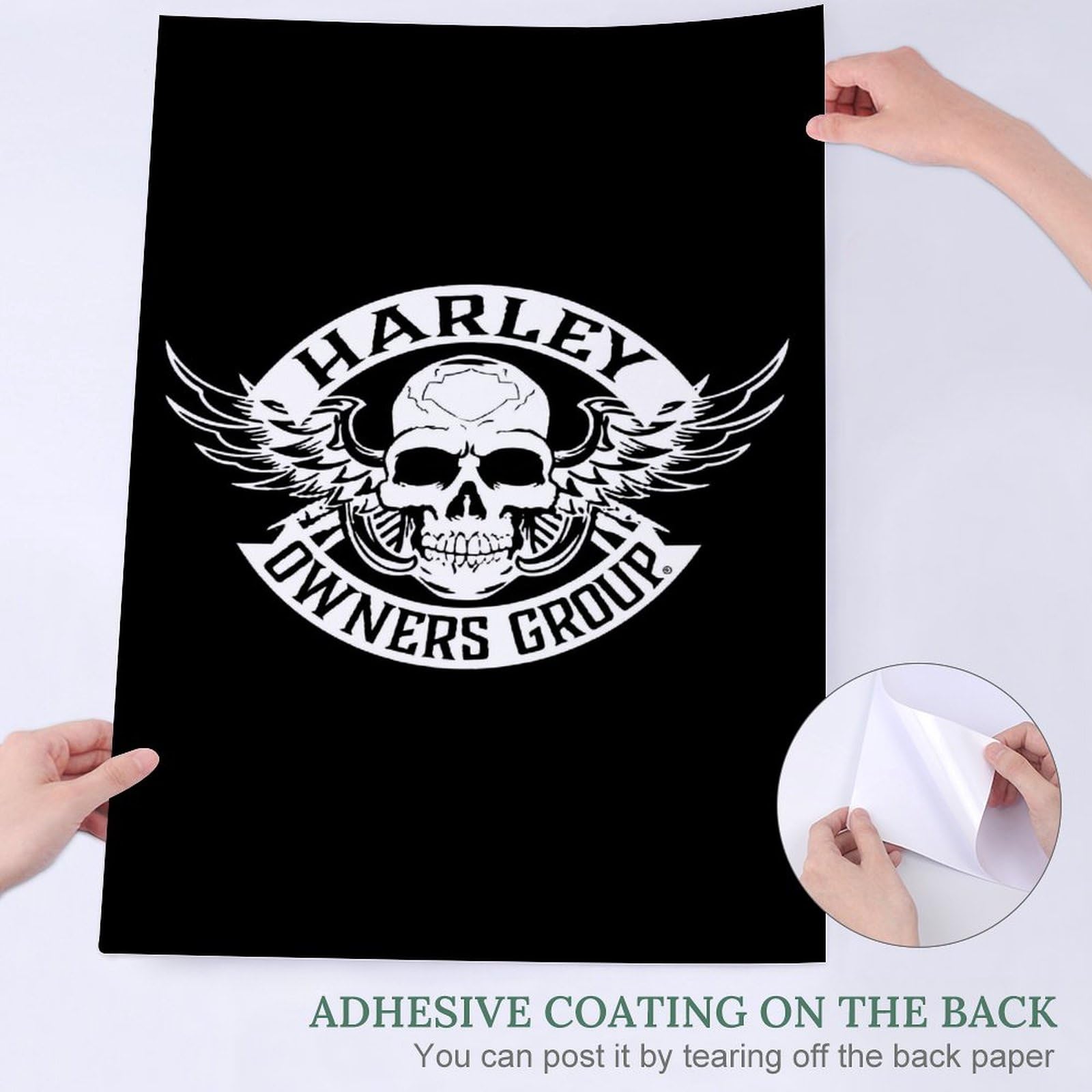 ハーレーポスター横80.縦55cm・高品質 厚手キャンパス地 【公式通販】