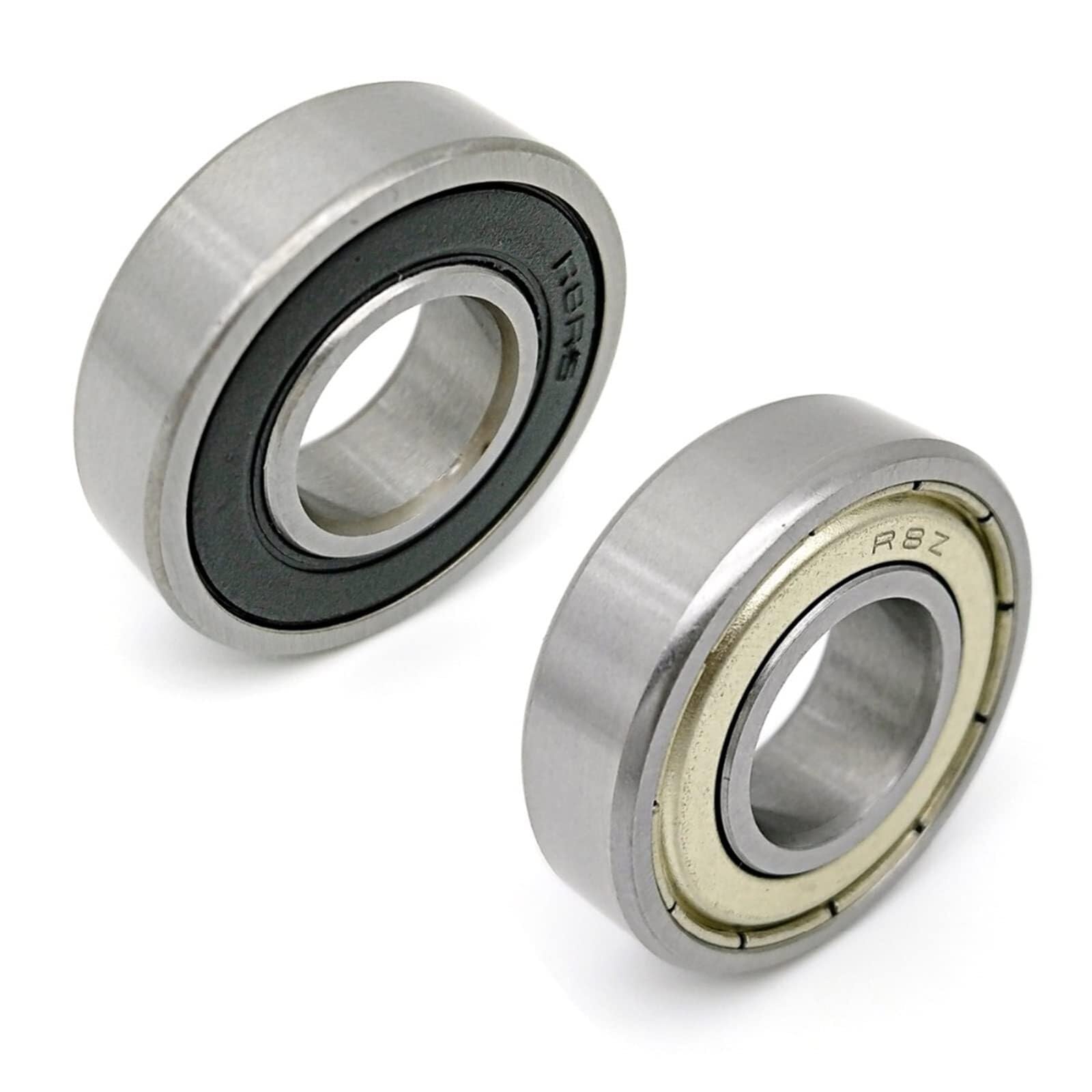 Bearing, Bearing,Ball Bearings,Deep Groove R8 R8ZZ R8Z R8RS R8-2RS 5/8x1-3/8x11/32 inch Single Row 1Pcs(R8 2RS) Wear Resistance(R8ZZ)
