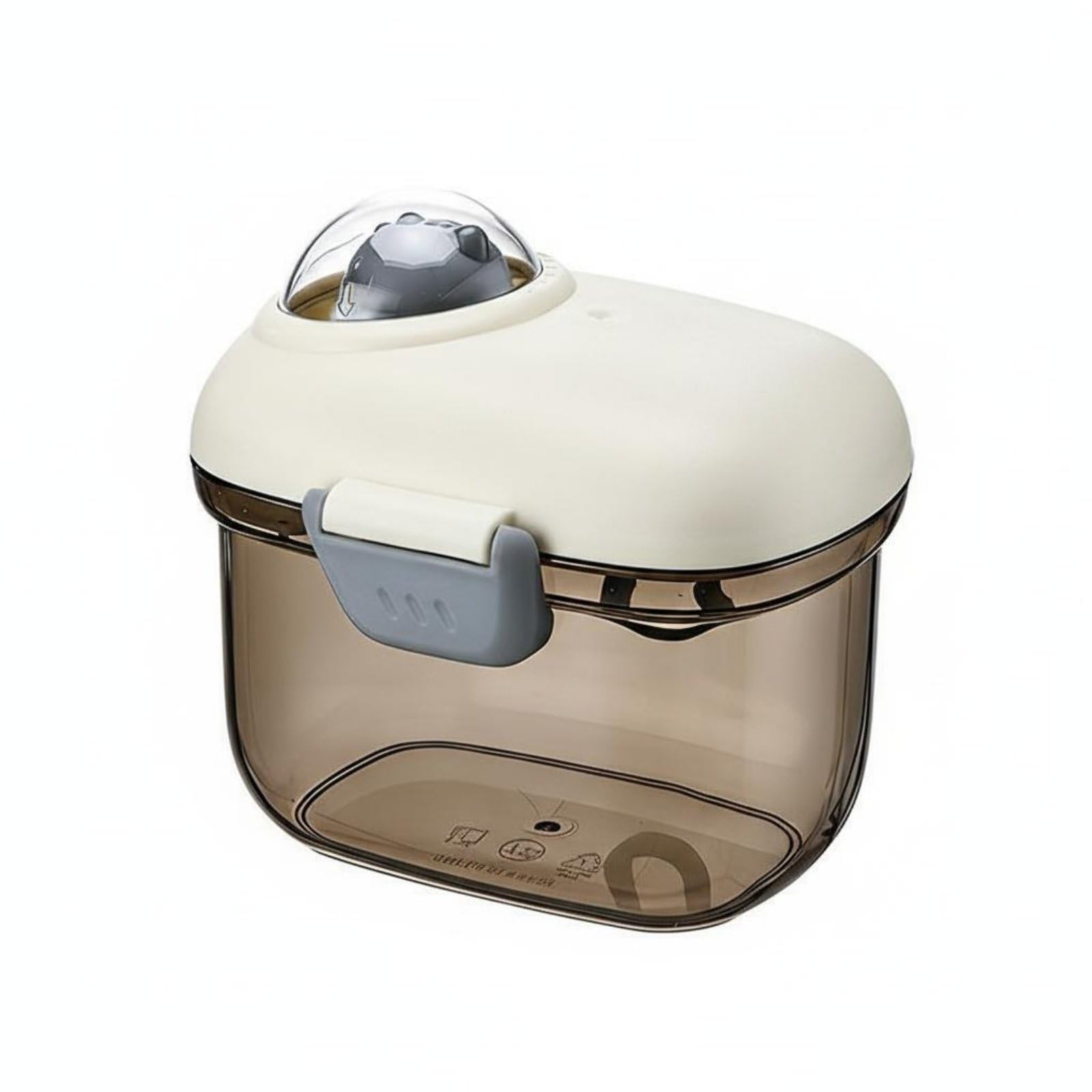 Airtight Milk Powder Box Leakproof Portable Powder Container Airtight Baby Milk Dispenser Easy to Clean for Parents, Gray, Small|Home & Garden | Kitchen Dining & Bar-image-11