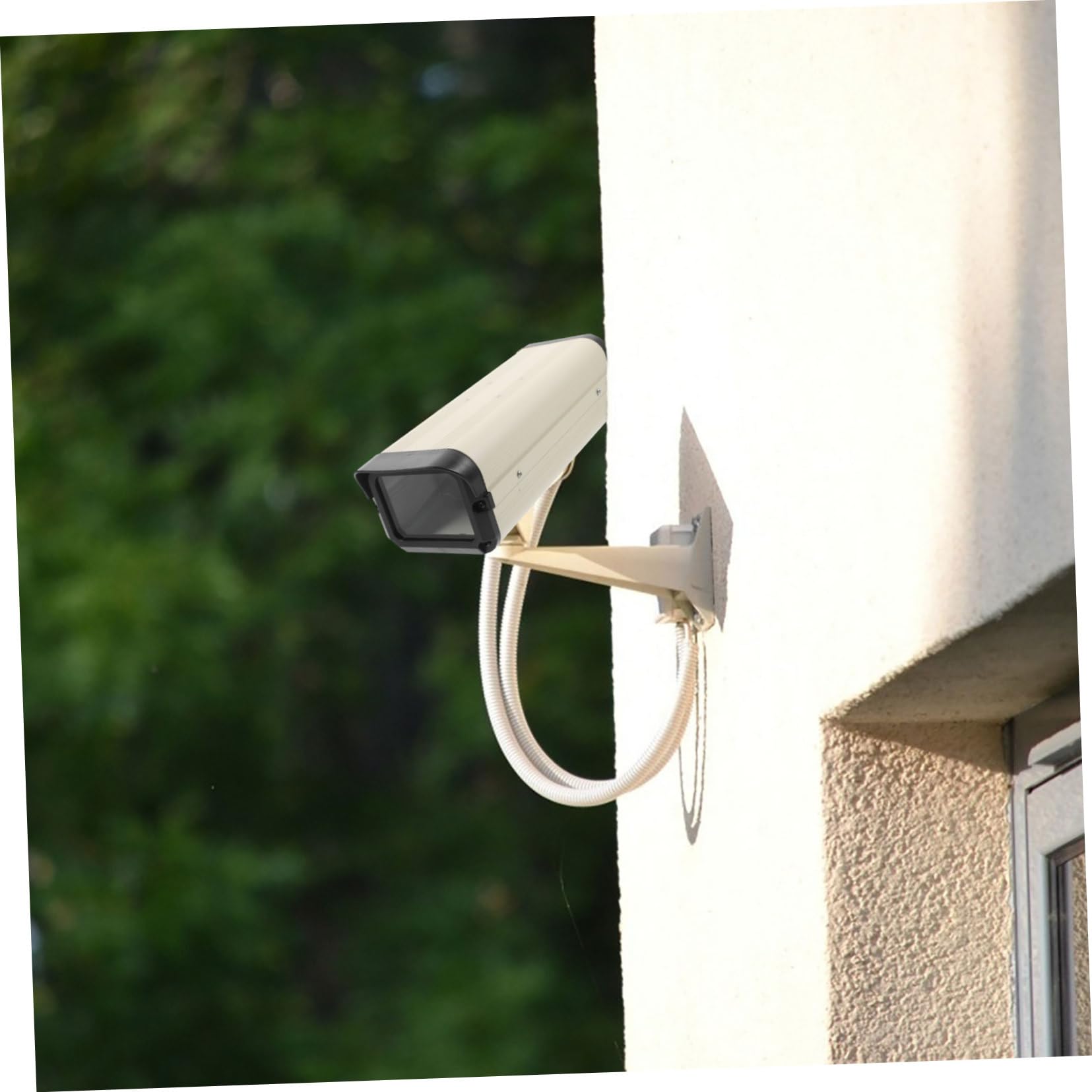 NUOBESTY Kamera Schutzgehäuse 12 mit Seitlicher Öffnung Aluminiumlegierung Wetterfeste Abdeckung für Outdoor Überwachung für Außenkameras