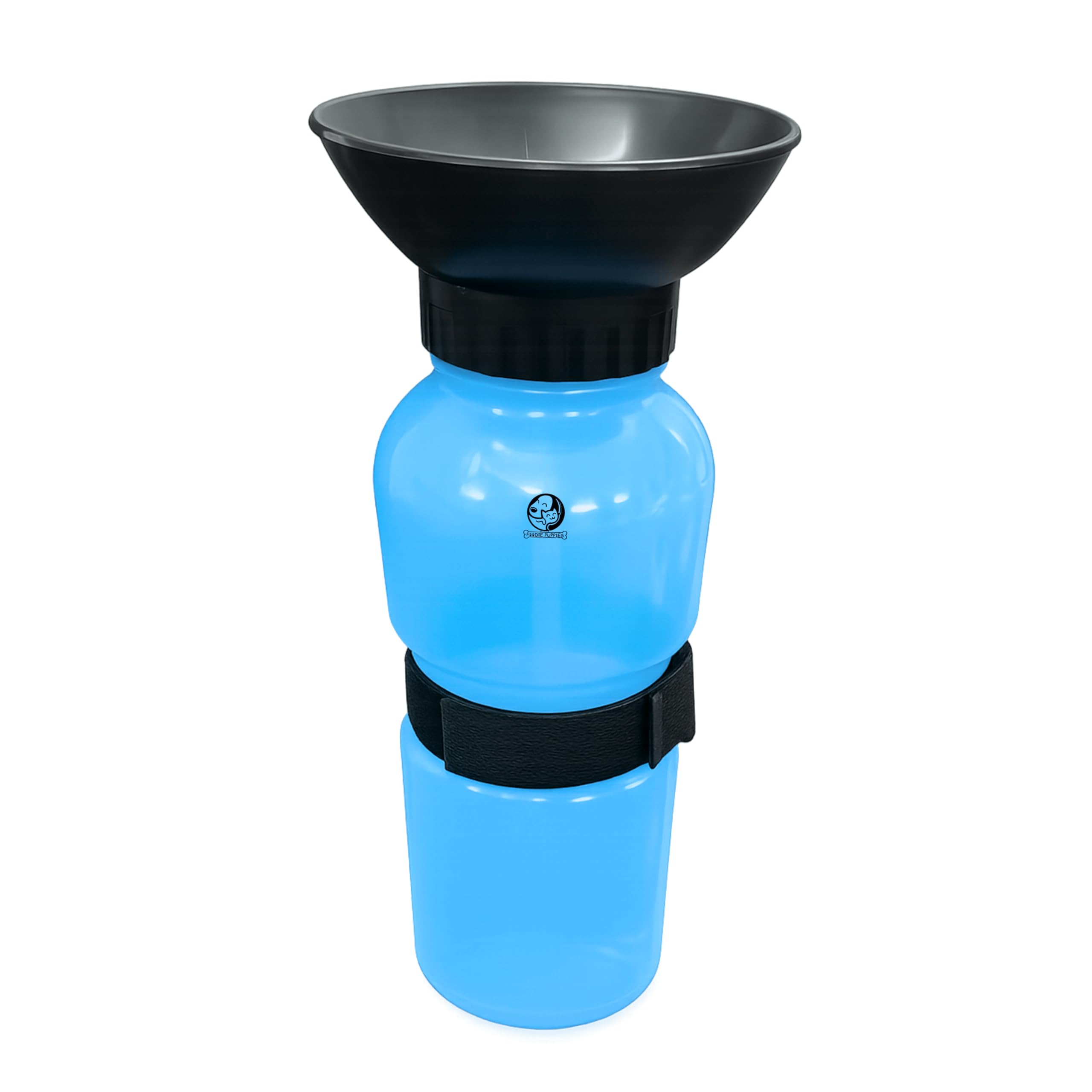 Foodie Puppies Portable Dog Water Bottle, (530ml,18Oz) Color May Vary | Leak-Proof Easy Squeeze Pet Water Dispenser with BPA-Free Drinking Cup | Walking, Hiking, Travel & Road Trips-image-23
