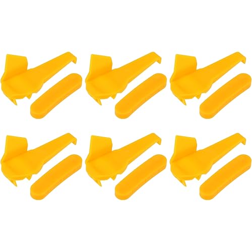 Motoforti 6 Sets Tire Changer Plastic Insert Tire Demount Head Tire Machine Guard Wheel Side Protector for Mount Demount Duck Head Tyre Repair 2.32"x0.75"x1.14"