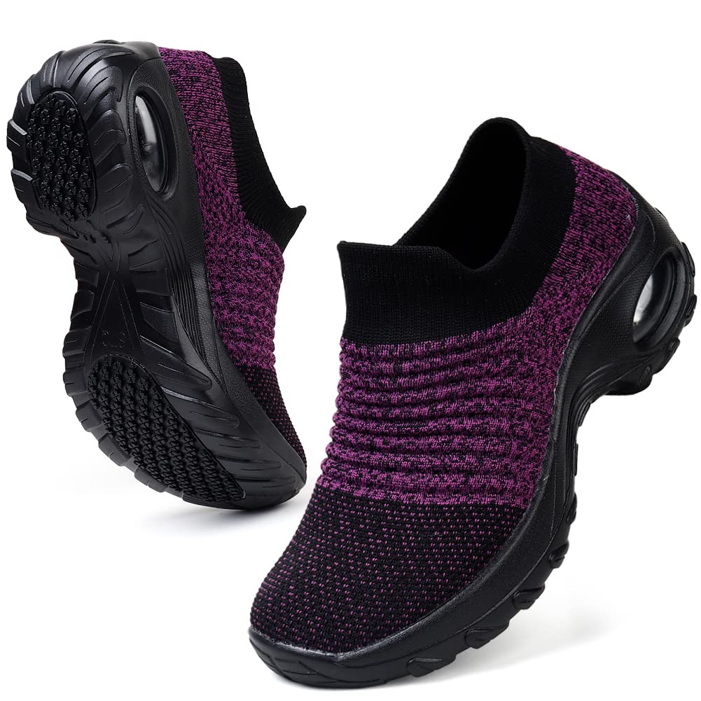 HKR Platform Sneakers Donna Leggero Casual Air Cuscino Scarpe da Ginnastica Outdoor