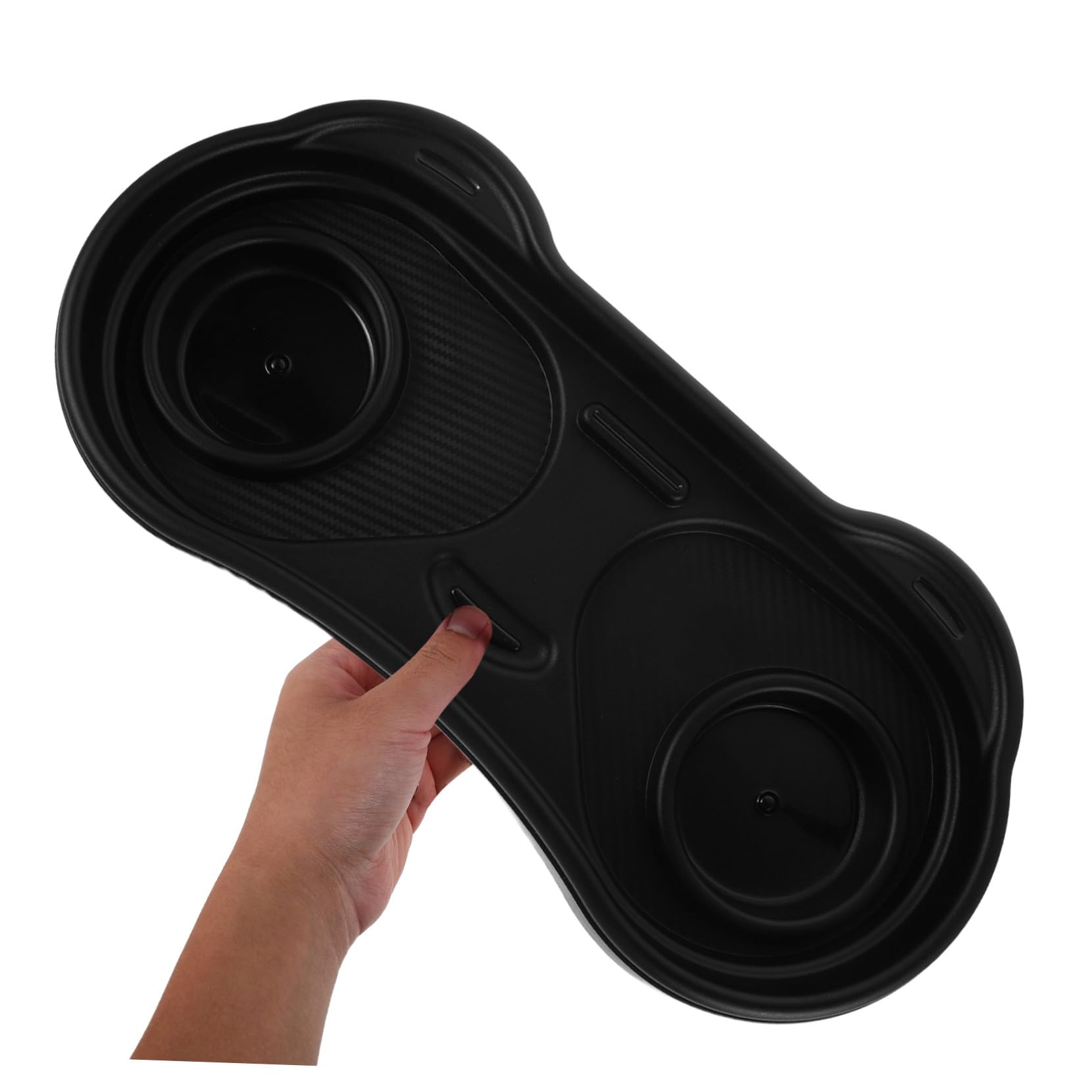 Vassoio Snack Passeggino con Porta Bicchiere Forma di Panda Piatto Rimovibile Antiscivolo per Accessorio Facile da Installare per Passeggini Carrozzine e Wagon