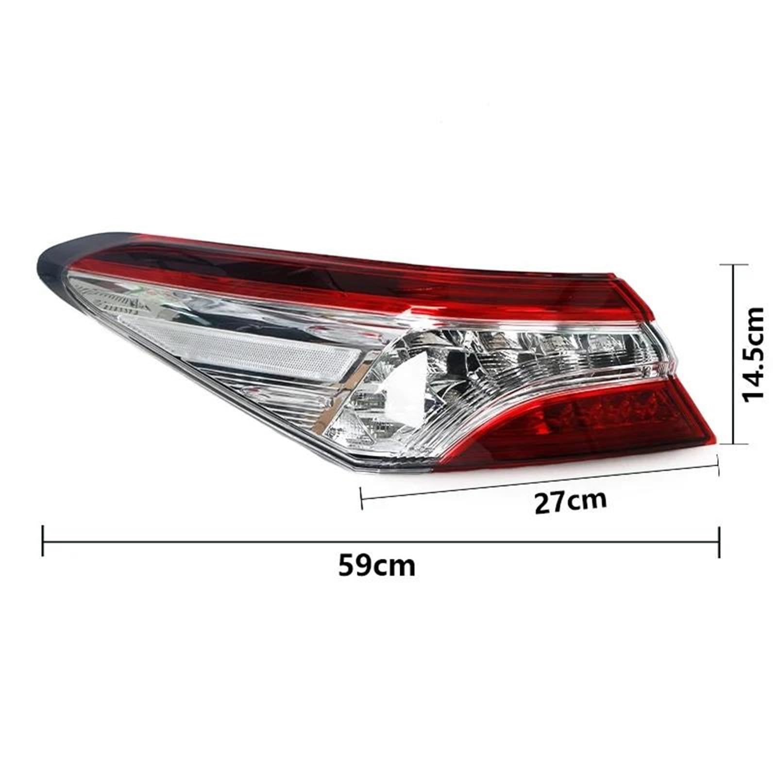 Luz Trasera Para Toyota Para Camry 2018, 2019 Y 2020: Luz Trasera LED Con Intermitente, De Freno Posición Exterior. Accesorios Para Coche(LED Left)
