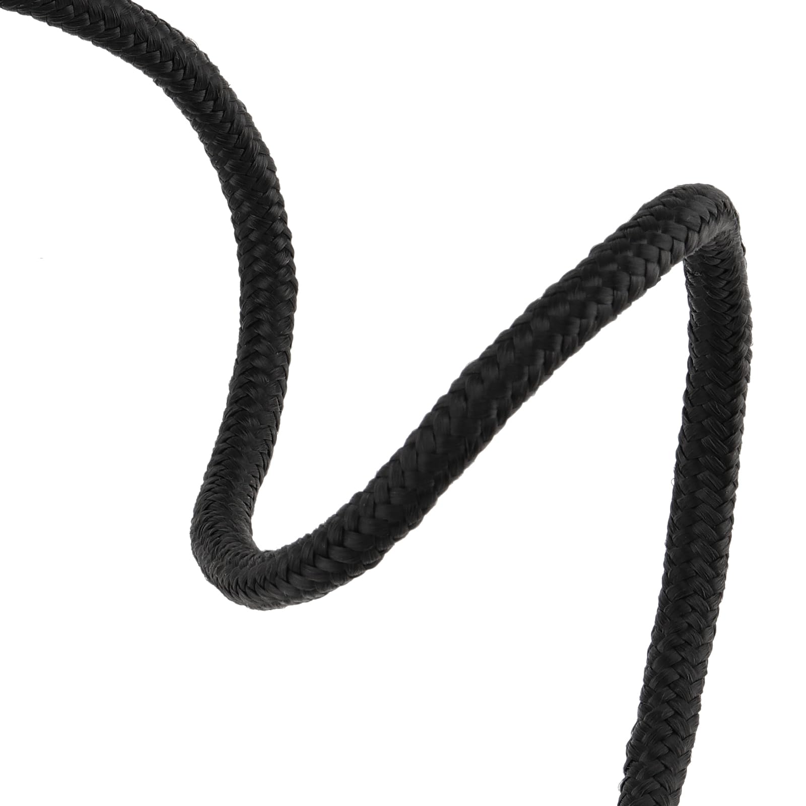 Paracord linka nylonowa 50 m x 6 mm, czarna, gruba linka Paracord z odpornego na rozerwanie nylonu, do wi?zania ogrodu, na kemping na ?wie?ym powietrzu