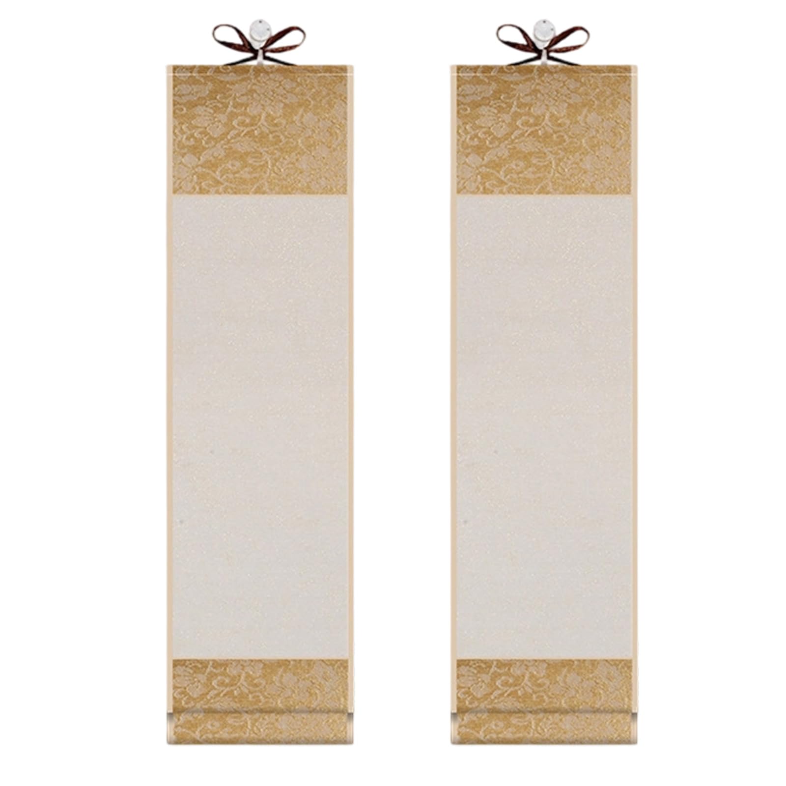 FGDTREE Wall Scrolls Blanks Hanging Scroll for Chinese Calligraphies Painting Art Supplies Blanks Wall Mounting Scroll Scrolls