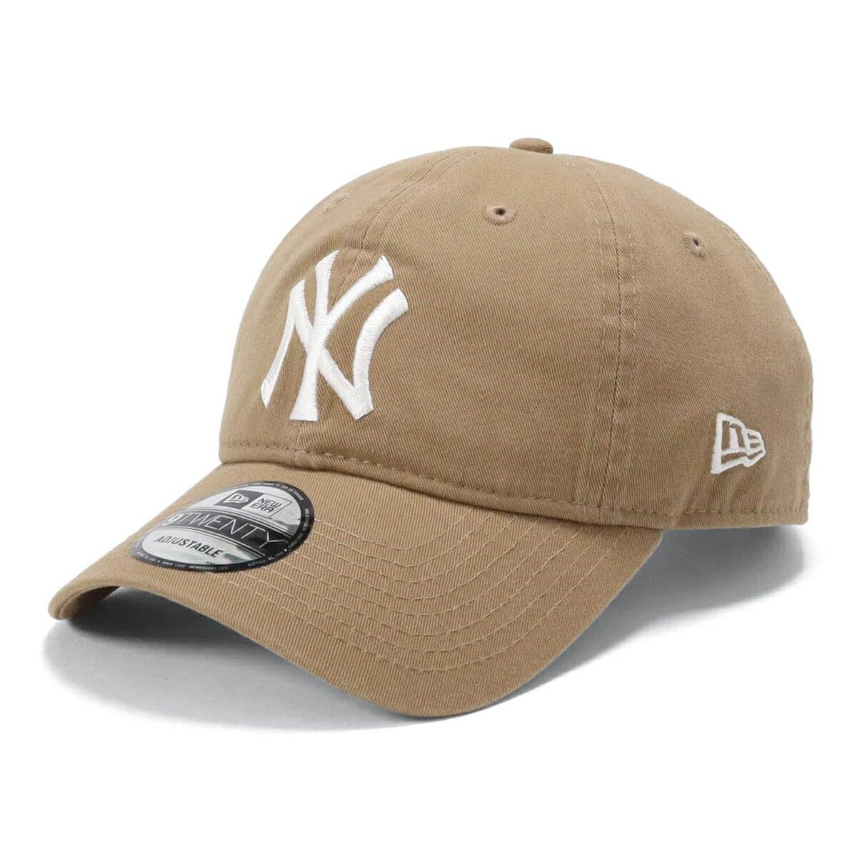 [ニューエラ] キャップ 9TWENTYローキャップ MLB NYカーキ/ホワイ…