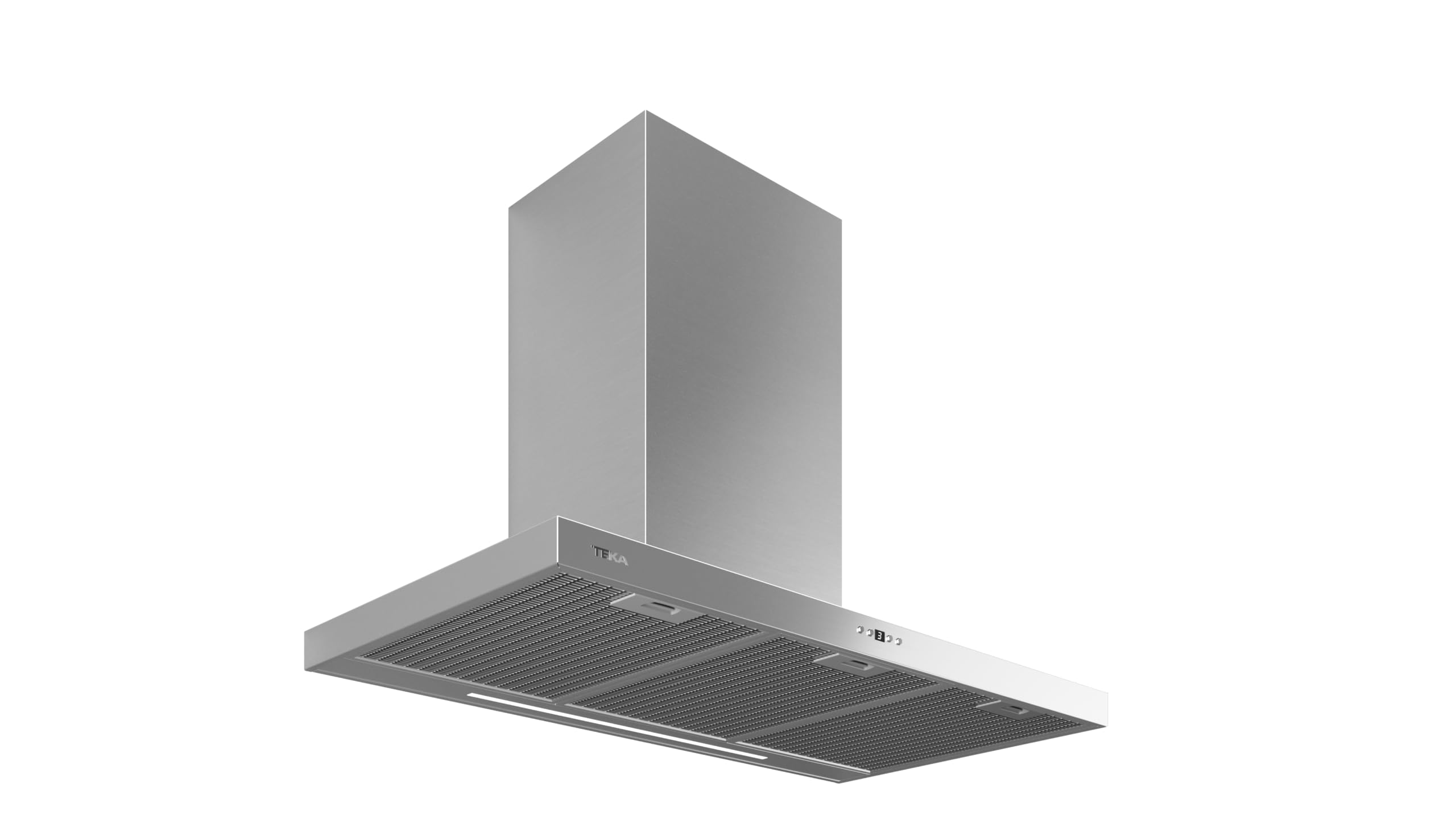 TEKA Campana Extractora de Pared 90 cm, 4 Velocidades, Motor Doble Turbina EcoPower, Iluminación LED, Acero Inoxidable, DSH 986