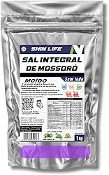 Sal Marinho Integral Sem Iodo 1Kg 100% Moído Mosoro