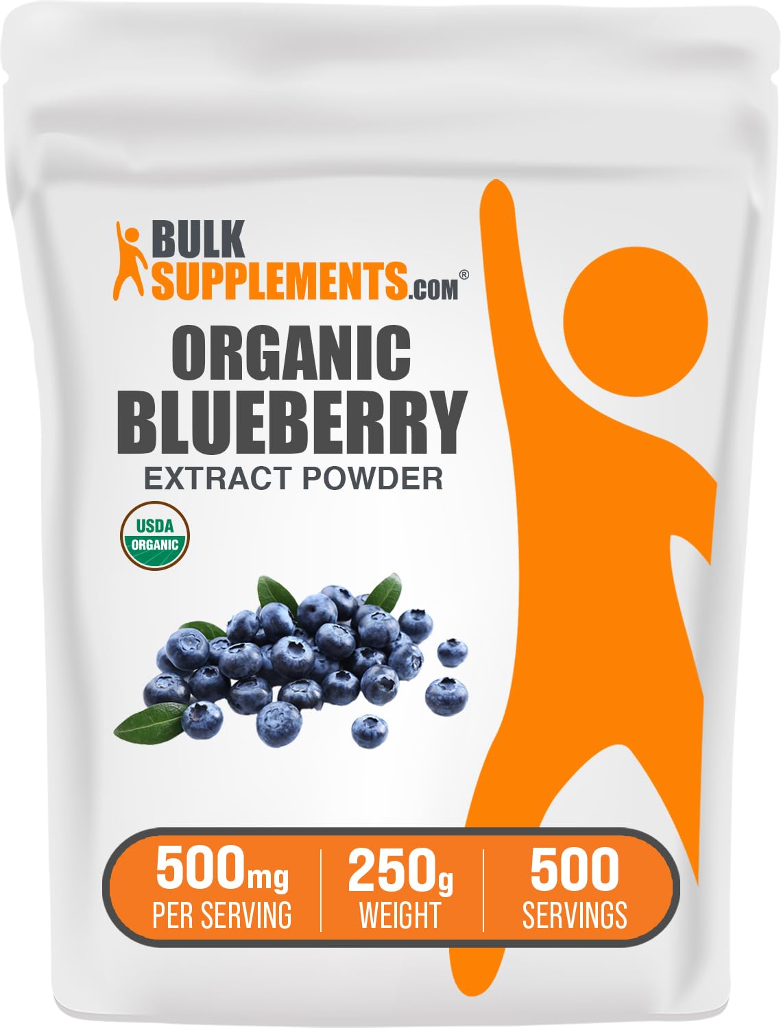 BulkSupplements.com Blueberry Extract Powder - Antioxidants Supplement - Smoothie Powder - Blueberry Extract for Baking - Anthocyanin Supplement - Wild Blueberry Powder (250 Grams - 8.8 oz)