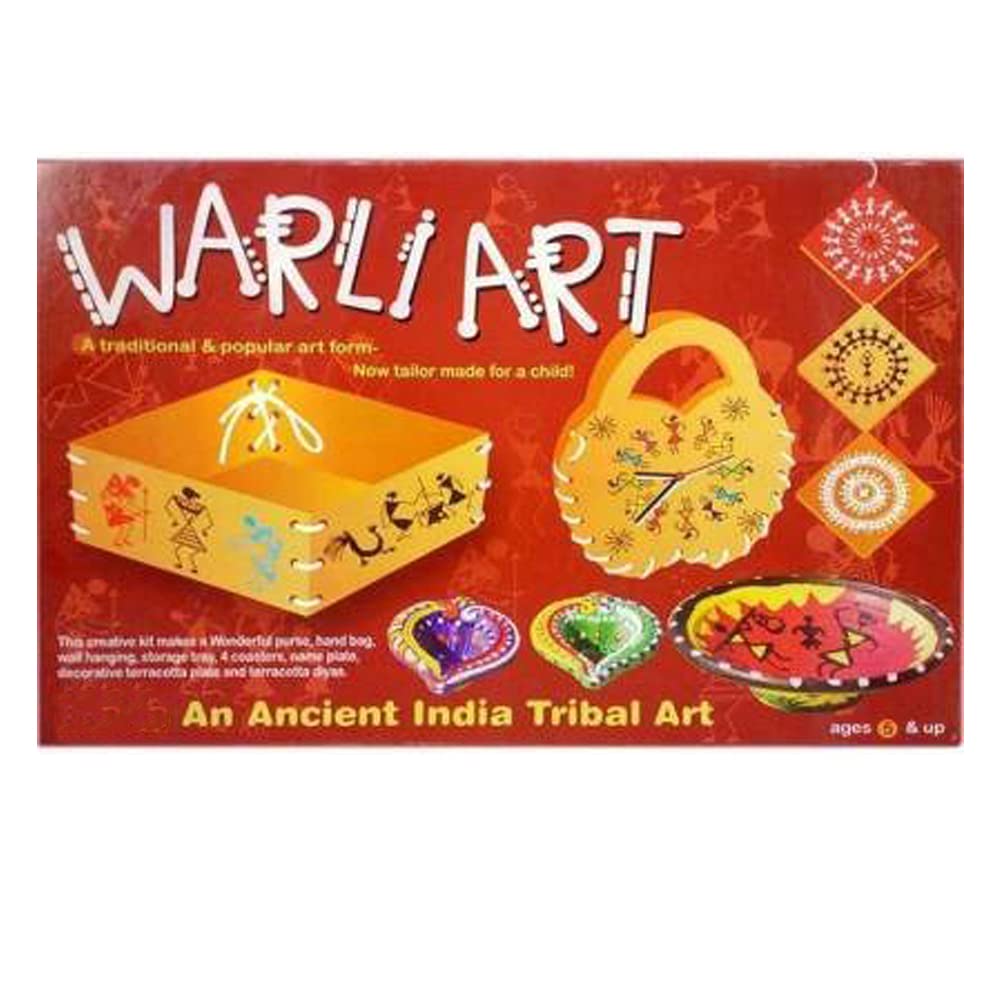 SARASI Warli Art | Introduces Young Children to Traditional Indian Warli Art | Art and Craft Kit for Kids