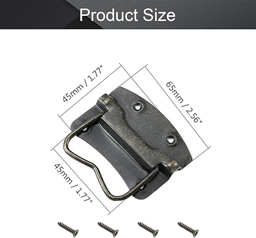 Miniatura 2 de MroMax Mango de pecho de 2.56 x 1.77 pulgadas, pintura en aerosol, montaje en superficie, anillo de pecho de 2.559 in x 1.772 in para caja de