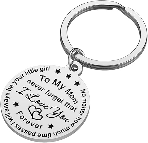 Miniatura 3 de iJuqi Parent Gifts from Daughter for Christmas - 2PCS Mom Dad Keychain Christmas Gifts for Parents Wedding Day