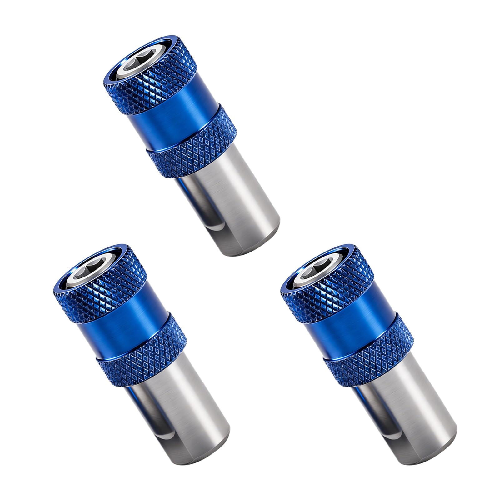 Yanzunlrn 3Pcs 10Mm Threaded To 1 / 4Inch Hexagon Adapter Keyless Electric Drill Screwdriver Conversion Head Quick Releasing Quick Separate Spell