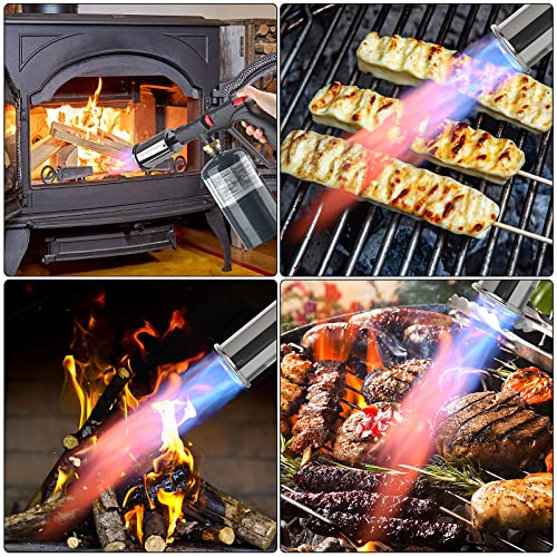 Striludo Powerful Grill & Cooking Propane Torch,Sear Torch Sous Vide,Culinary Kitchen Blow Torch,Campire Charcoal Starter,Adjustable Flame Thrower,Fire Gun For Steak,Bbq thumb #5