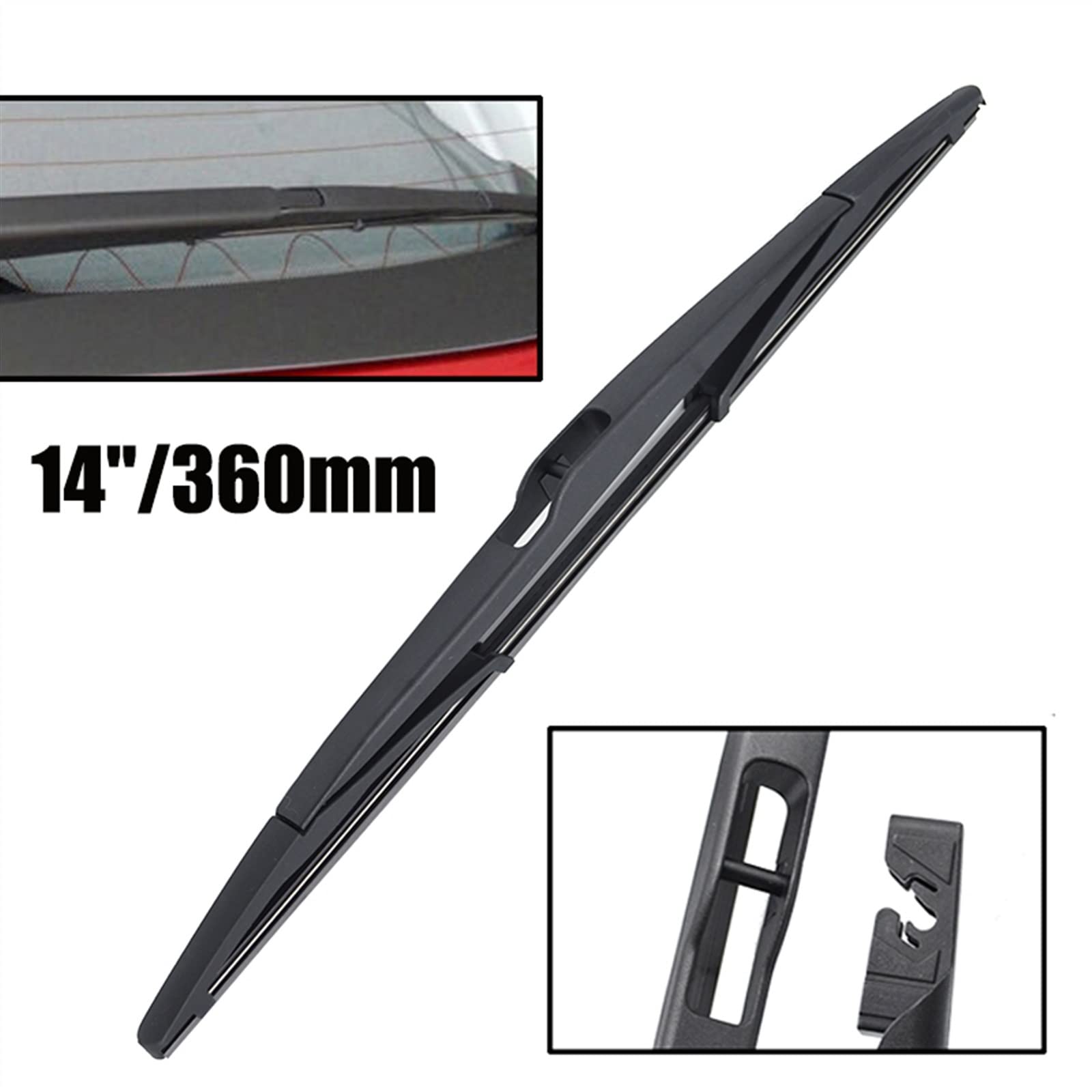 30" 30" 14" Przednie i tylne pióra wycieraczek, do Citroëna C4, do Picasso MK1 2008-2013 Wycieraczka szyby przedniej samochodu