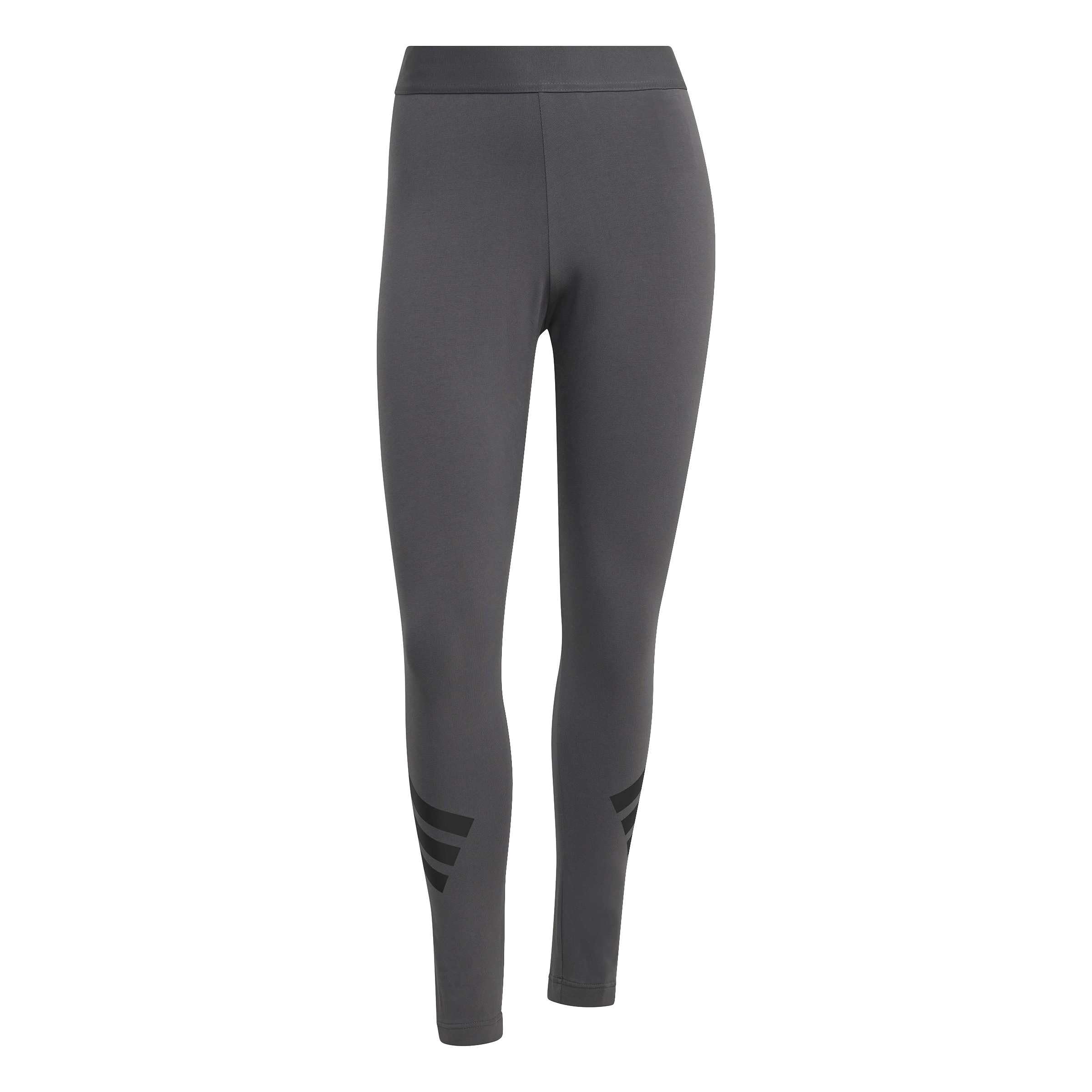 adidas Women's Future Icons Three Stripes Legging, Grey six, S