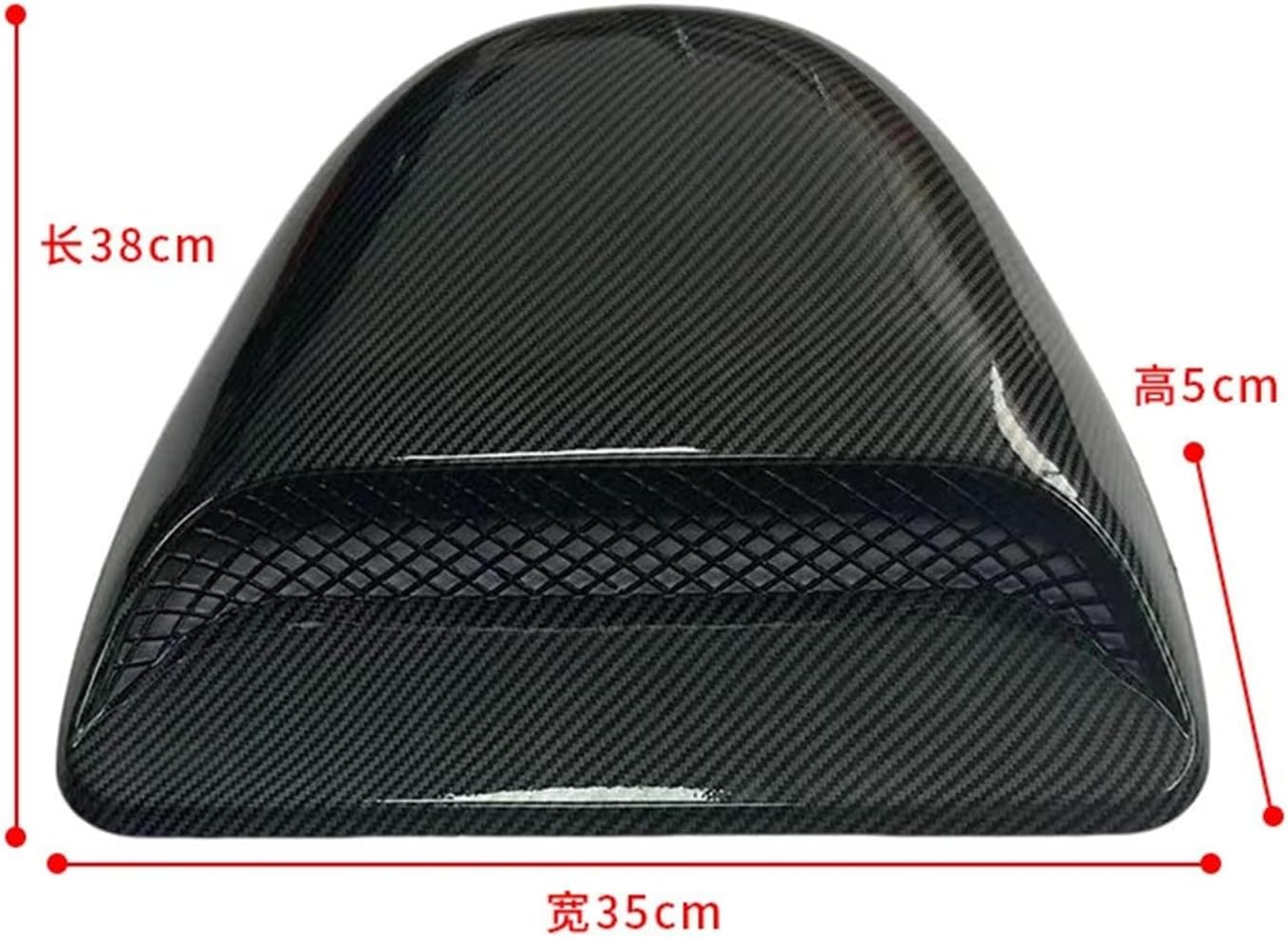 Universal Car Hood Scoop Air Intake Decoration Cover Compatible with BMW G30 F30 Ford Ranger Audi TT Mk2 Jeep Wrangler JK Peugeot 407 Honda(Black)