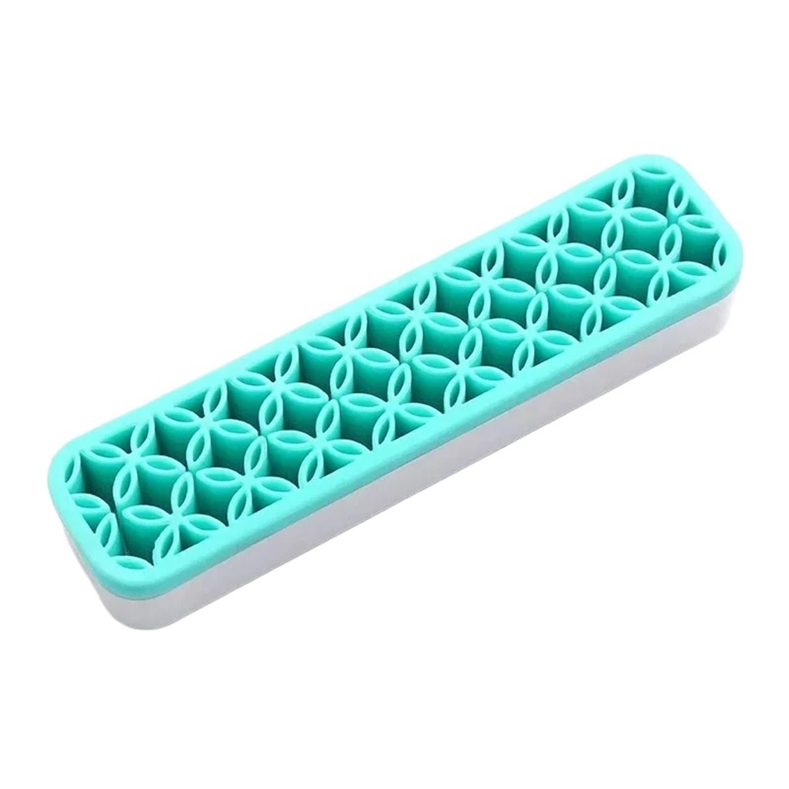 WLIHDB 3Pcs Brush Drying Rack, Holder, Cosmetic Storage Organizer, Silicone Nail, Makeup Display, Box for Makeup Brushes(Green)