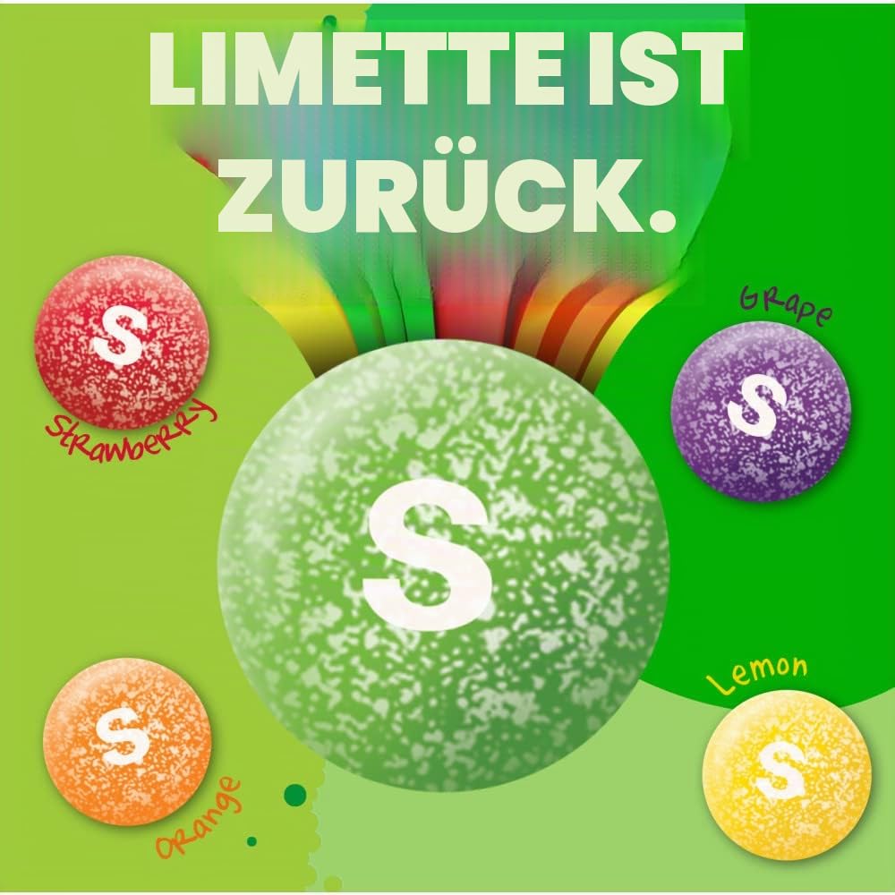 Skittles Mundgerechte Saure Bonbons, 51 Gramm (Packung mit 24)