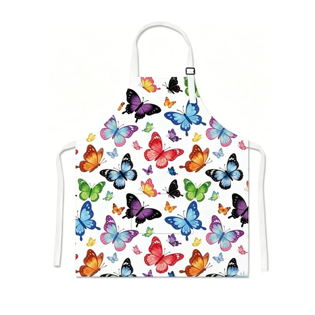 Winsation Butterfly Toddler Apron with Pocket for Boys Girls Cooking Baking