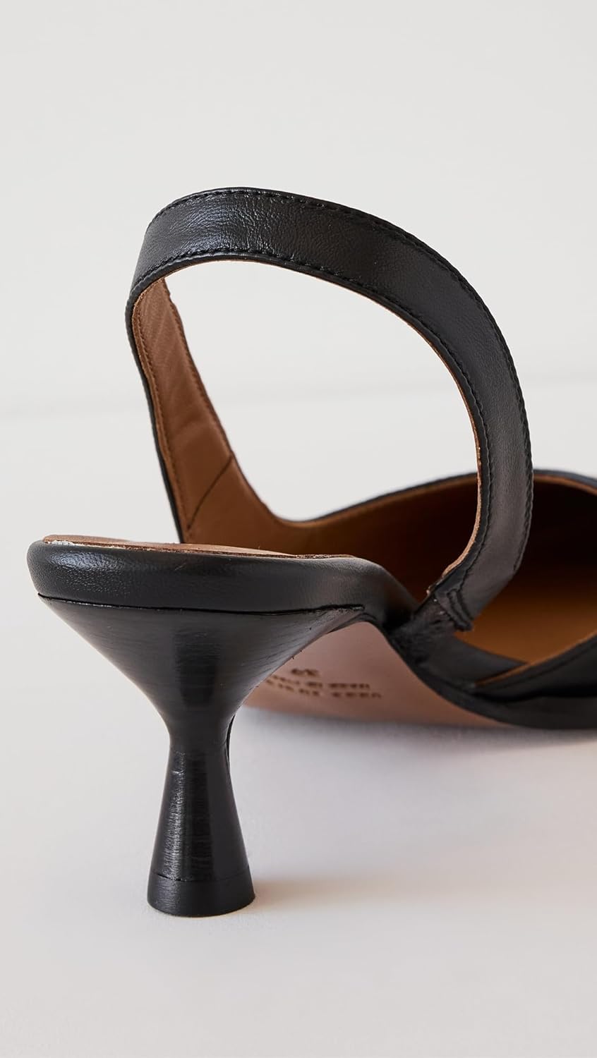 ATP Atelier Women's Desana Black Nappa Slingbacks - Image 3