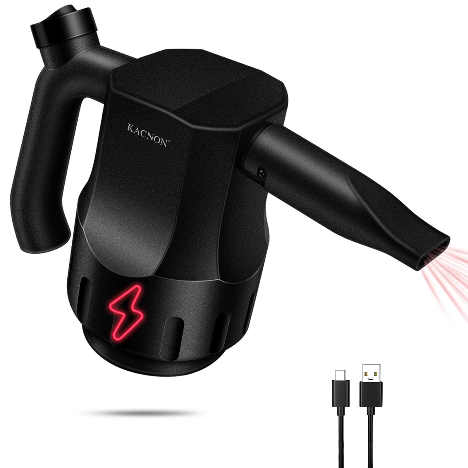 Buy KACNON Compressed Air, Cordless Air Duster 8000mAh Rechargeable