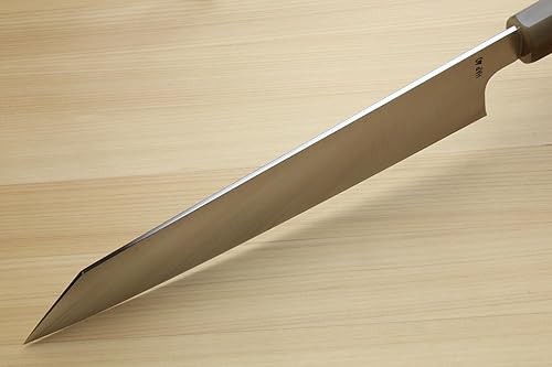 Miniatura 7 de Yoshihiro HAP40 Kiritsuke - Cuchillo multiusos (acero inoxidable, mango de ébano)