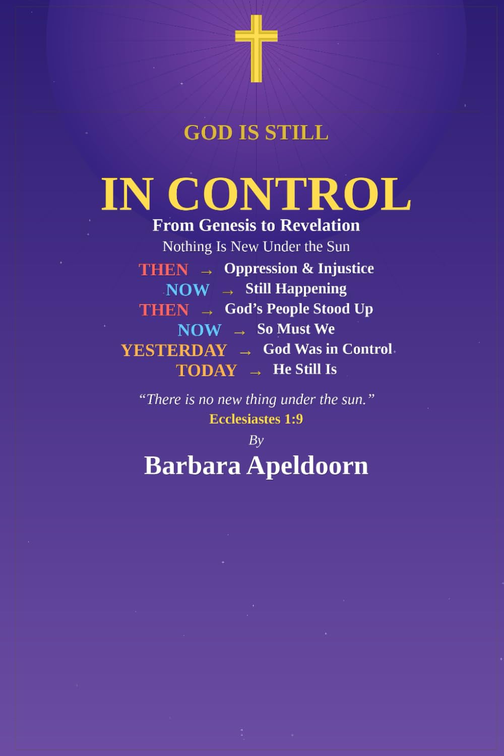 GOD IS STILL IN CONTROL: A Biblical Journey Through History, Injustice, and the Sovereignty of God