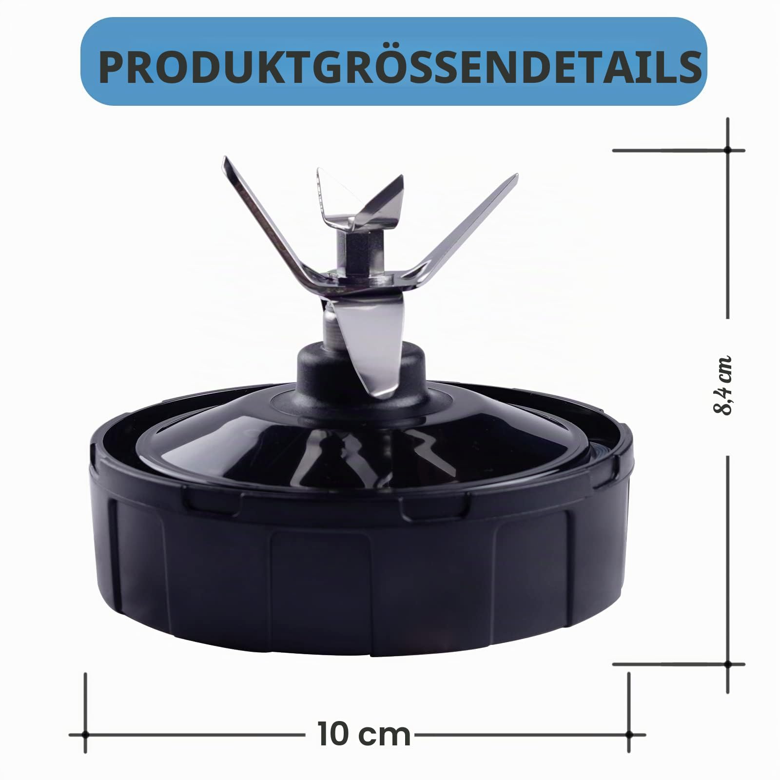 Mixer Ersatzteile Klingen für Nutri Ninja Auto-iQ Küchenmaschine, 7-Flossen Klinge für Ninja Mixer Blender Blade Zubehör