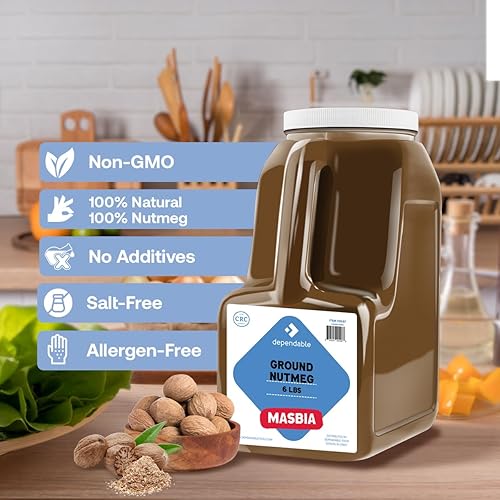 Miniatura 9 de Dependable Food s Curry - Especias en polvo  6 libras. Tarro a granel  100% natural, sin OMG, sin sal y sin alérgenos  Kosher,  Mezcla de