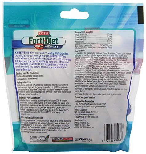 Kaytee Healthy Bits Bird Treat For Cockatiels, 4.75 Ounce #TOP1