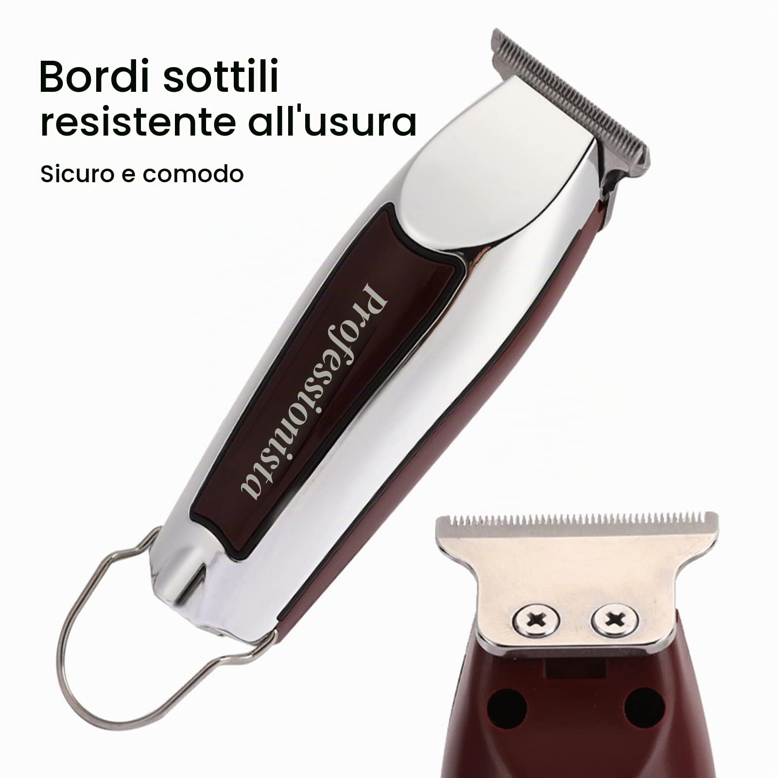 Tagliacapelli Elettrico, Tagliacapelli Professionale Tagliacapelli Modellante Rasoio Intaglio con Ricaricabile Usb(USB)