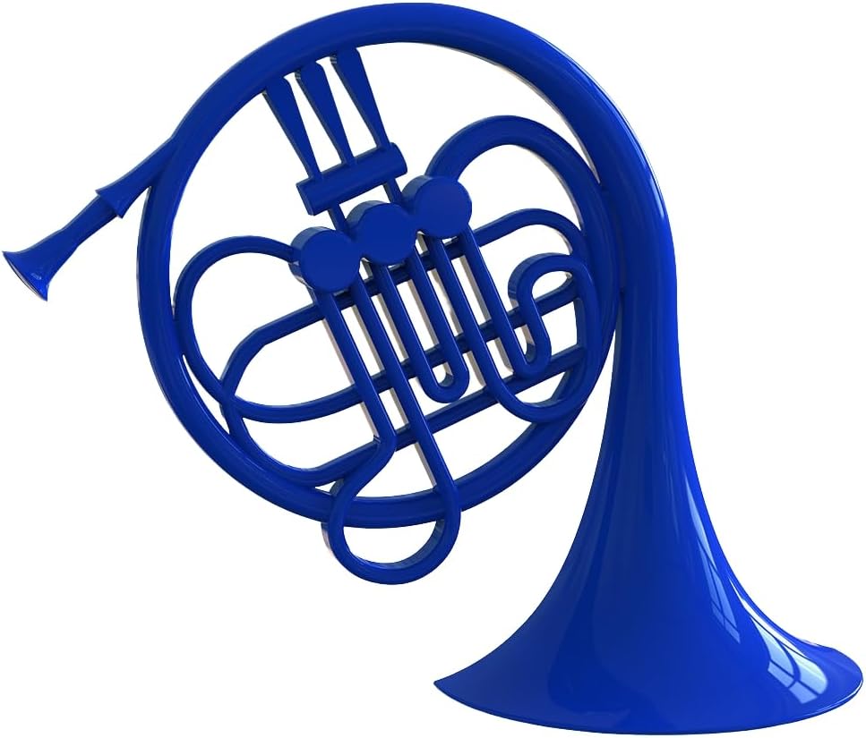 Blue French Horn/HIMYM/Prop Replica/Proposal Prop/Pop Culture Reference (12 in Fully 3D)