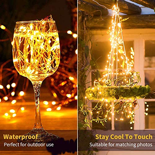Image of Lexton 10 m Led Copper String Light | USB Sourced | Warm White | for Indoor & Outdoor Decorations, Diwali, Christmas, Wedding, Party, Lawn | Pack of 6