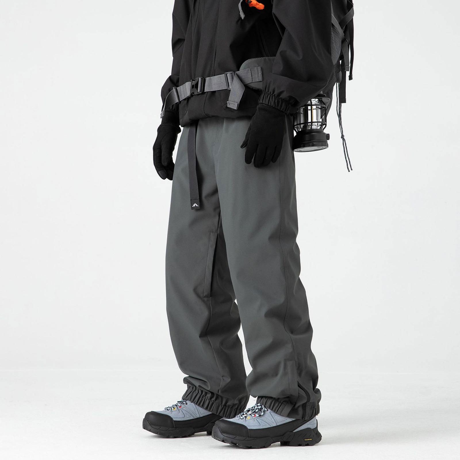 Sunnyuk Tuta da Sci Uomo Pantalone Montagna Sci Tuta Elasticizzati Curvy Salopette Snowboard Taglie Forti Pantaloni Invernale Impermeabile Termici da Neve