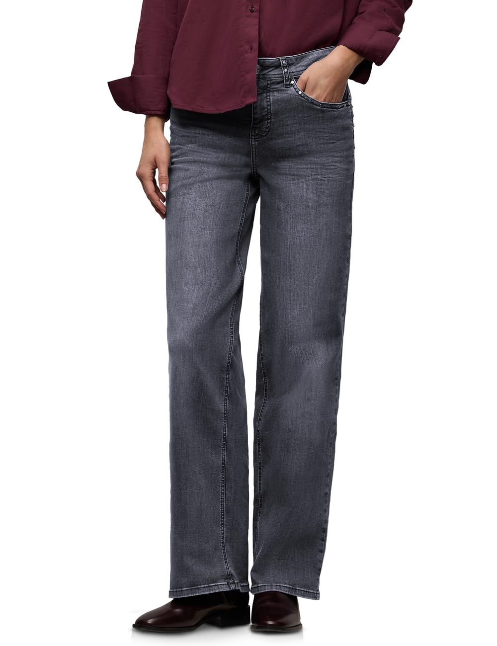 Street One Damen Wide Leg Jeans 3817387