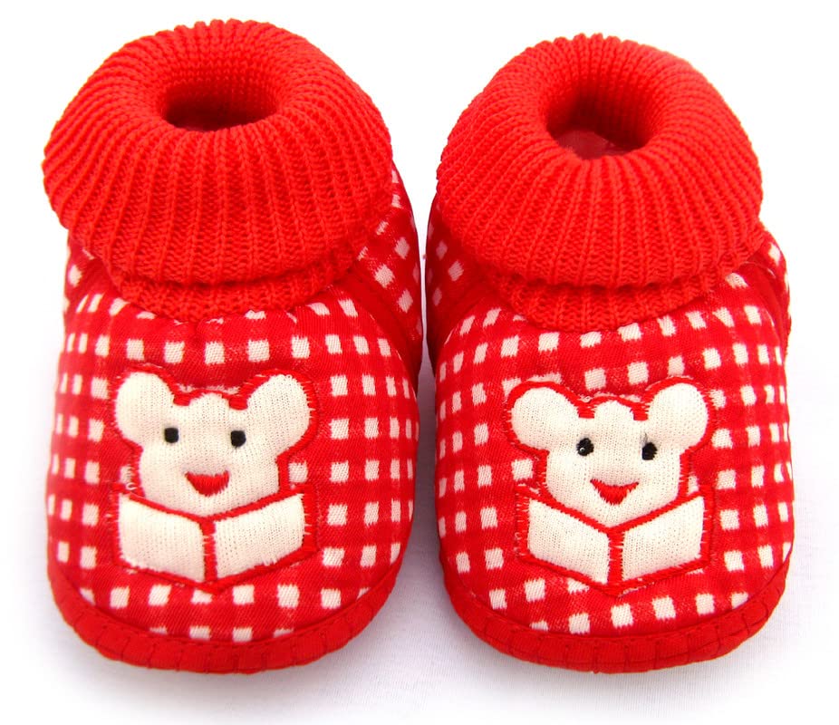 Kids Choice Unisex Baby Shoes for Boys & Girls, Infant Shoes for Newborn, First Walking Baby Shoes Booties (3-12 Months) Red (B0BT21PBZG) Amazon Price History, Amazon Price Tracker