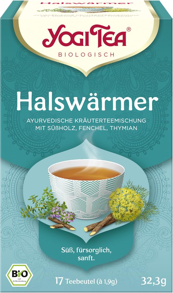 Yogi Tea® Halswärmer, Bio - Kräutertee 12 x 32,30 g
