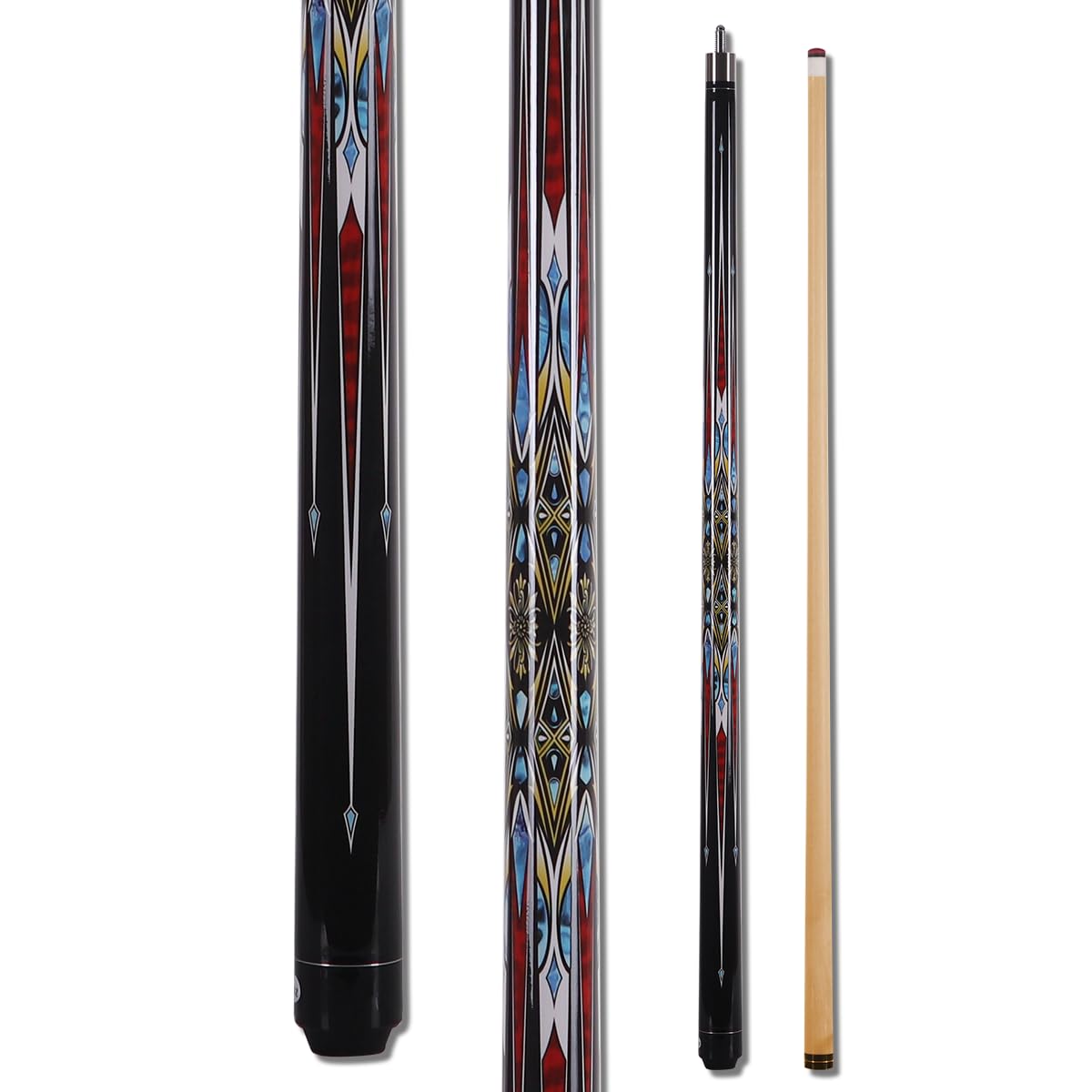 58 Inch13mm 19oz/20oz Maple Billiard Stick Pool Cue Set, Canadian Maple Professional Billiard Pool Cue Stick Set, Billiard Cue Stick