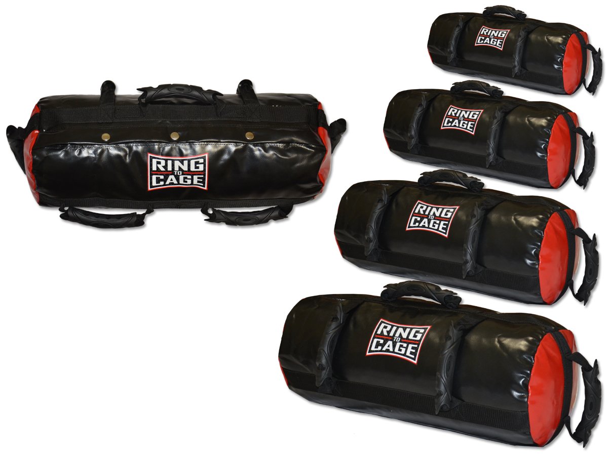 Ring to Cage Deluxe Heavy Duty Workout Sandbags for Training Conditioning, Fitness, Cross-Training Workouts, Exercise and Military Conditioning (Medium)