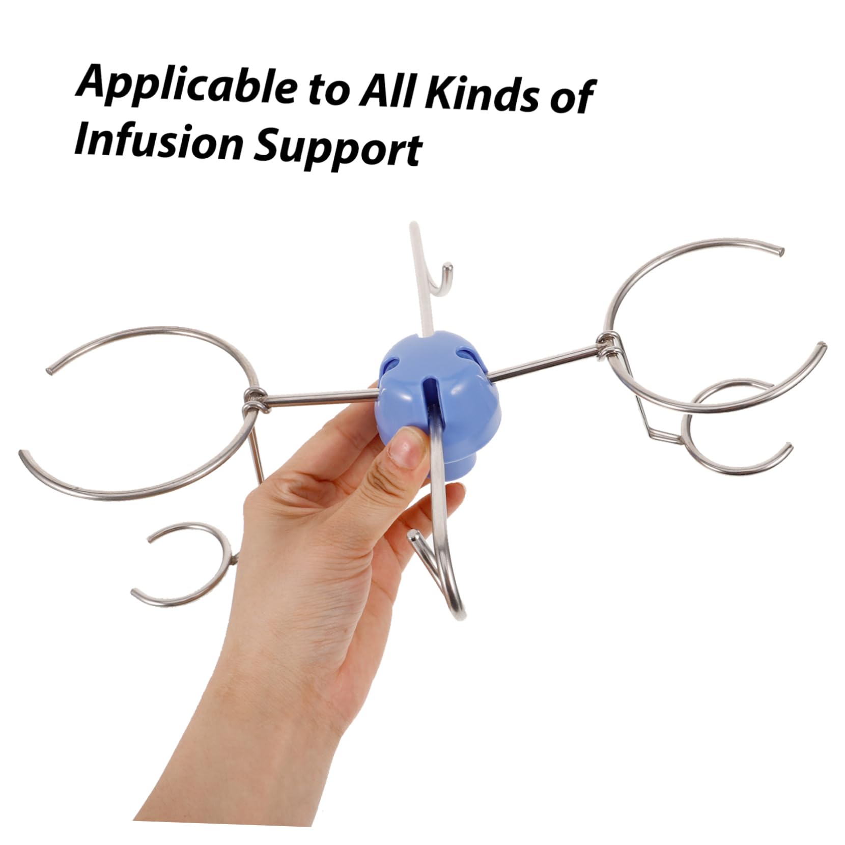 iplusmile Infusionshalter mit Stabiler Struktur als Praktisches Infusionsständer Zubehör aus Edelstahl und Einfachem Einbau Vertikale Infusionsgestellhalterung für Medizinische Anwendungen