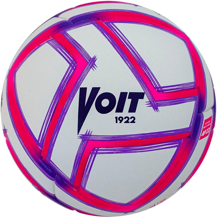 Voit 12 Pack Soccer Ball No. 5 Liga MX Apertura 2022, Pink: Designed for use in Professional, semi-Professional, and Amateur Soccer Leagues