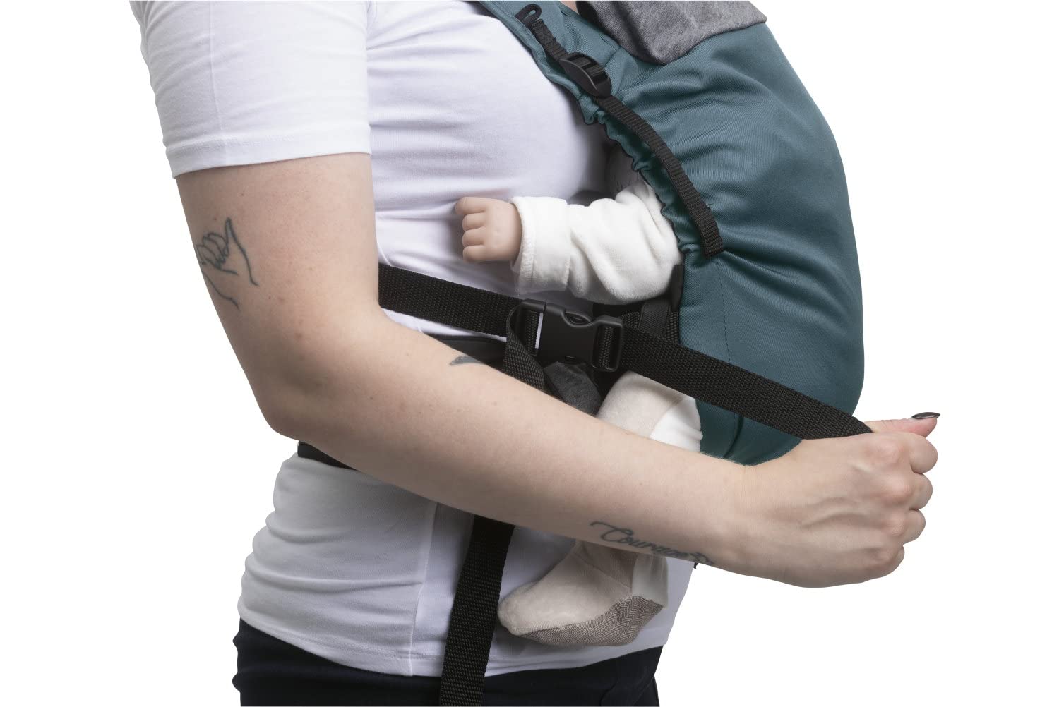 Chicco Skin Fit, ergonomiczny nosidełko dla niemowląt, idealny dla niemowląt od 0 miesięcy do 9 kg, regulowany, bezpieczny dla bioder dziecka, z wyściełanymi paskami poprzecznymi, paskiem brzusznym,