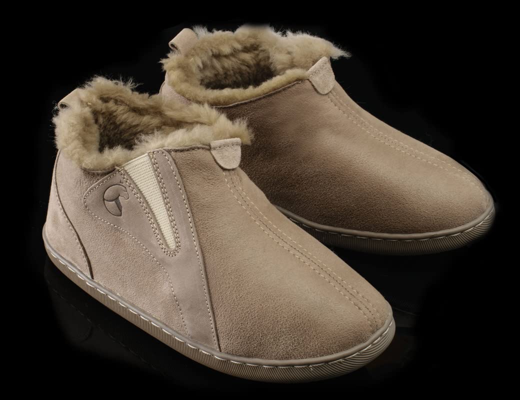 ESTRO Stivali Donna Invernali Pantofole Donna Inverno Ciabatte Casa Pantofola Ciabatta Vera Pelle INTIMO