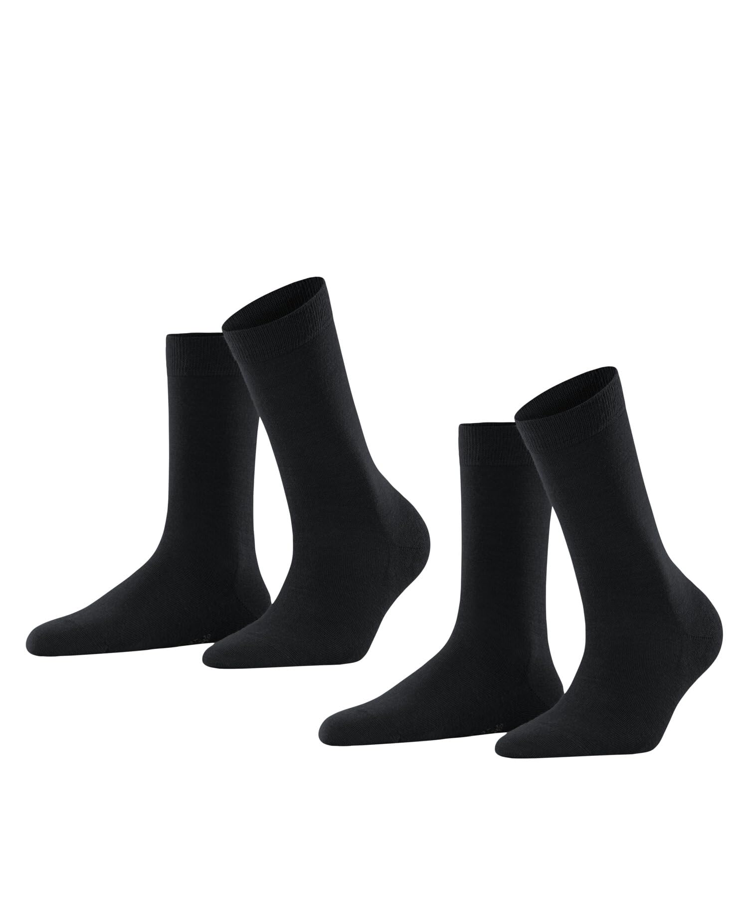 FALKE Women's Softmerino 2-Pack calcetines lana algodón transpirable