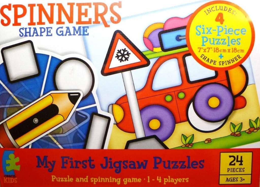 Ceaco Kids Spinners Shape Game